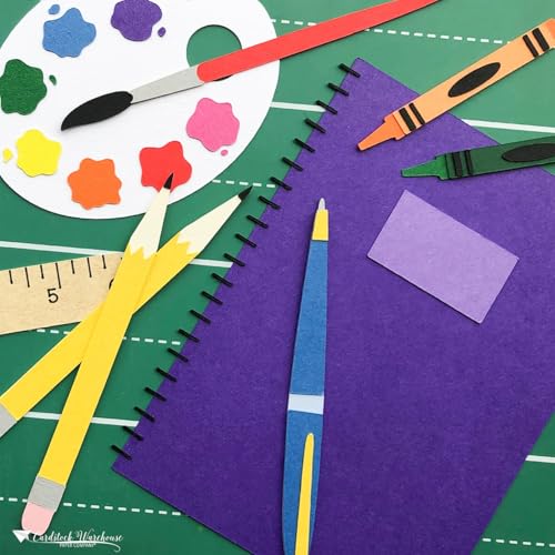 Cardstock Warehouse Colorplan Purple Cardstock Paper – 25 Sheets, 8.5 x 11" – 100 lb. / 270 GSM Premium Matte Cover Cardstock for Invitations, Card Making, Scrapbooking & DIY Projects - color: Purple
