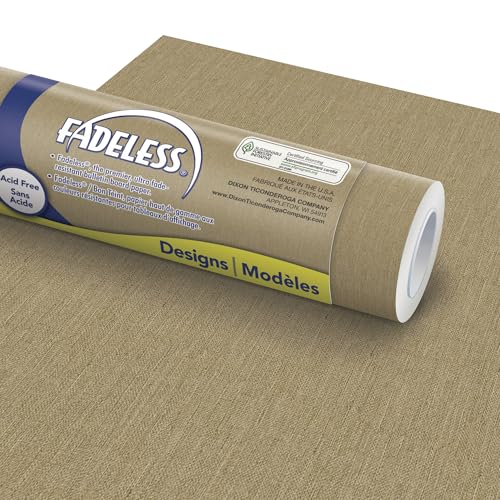 Fadeless Bulletin Board Paper, Fade-Resistant Paper for Classroom Decor, 48” x 50’, Natural Burlap, 1 Roll - color: Natural Burlap, size: 50" x 48"