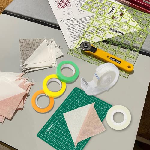 WISYOK 6" x 8" A5 Craft Mat, Small Rotary Cutting Mat for Sewing, Fabric, Ideal for DIY Crafts
