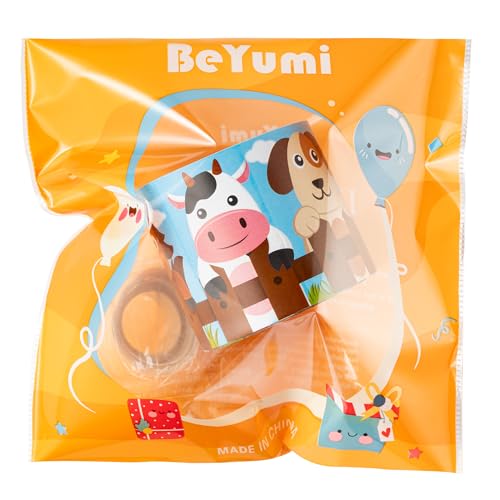 BeYumi Farm Animals Border Trim - 65ft Back to School Farm Animals Straight Rolled Border Trim Cute Cartoon Animal Bulletin Board Set School Classroom Office Farmhouse Chalkboard Party Holiday Decor - style: Farm Animal