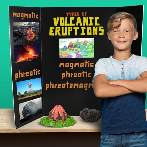 Flipside Products 36” x 48” Foam Project Boards for Presentations, Science Fair, School Projects, Event Displays and Trifold Picture Board - Single-Sided Black 3/16'' Thick - 24 Pack - color: Black, style: 24 Pack
