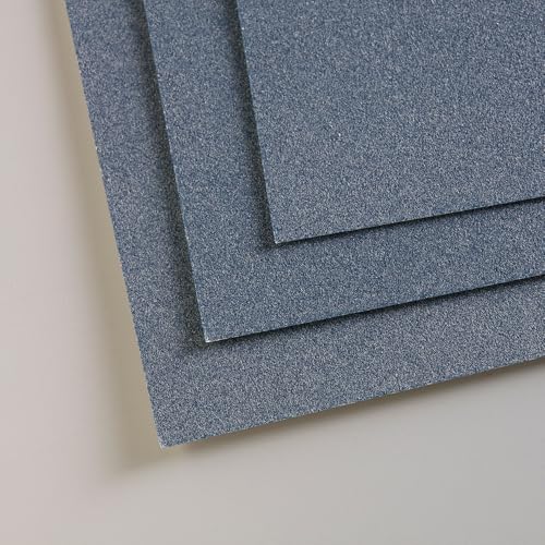 Clairefontaine 96112C Pastelmat Pad (Card for Pastel), 30x40cm, Dark, Light Blue, Wine, Sand, 30 x 40 cm, Assorted Colours - size: 30 x 40 cm, style: Card Pad No 4