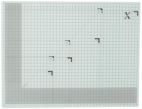 docrafts XCUT A3 Light green Square Tempered Glass Cutting Mat
