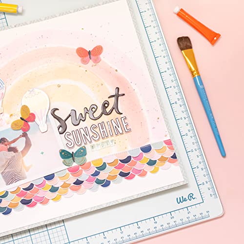 We R Memory Keepers, Glass Mat, 16 inches x 22 Inches, Heavy Duty, Perfect for Cutting, Paint Mixing, Scrapbooking, Crafts and More