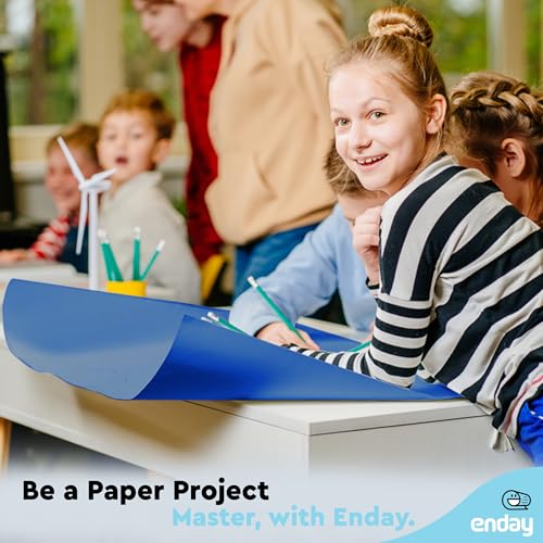 Emraw Poster Board Lightweight Craft Backing Boards for Presentations Office Sign Blank Painting Board Smooth Surface Poster Sheets for School Pack of 5 (Dark Blue) - color: Dark Blue