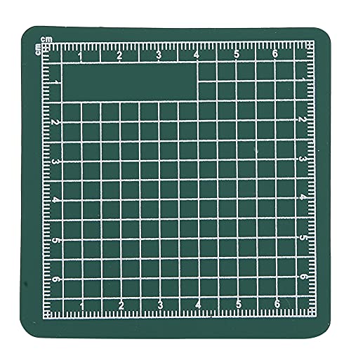2pcs 8x8cm Mini Cutting Mat, Self Healing PVC Pad for DIY Craft, with Non Slip Surface for Writing Painting Carving
