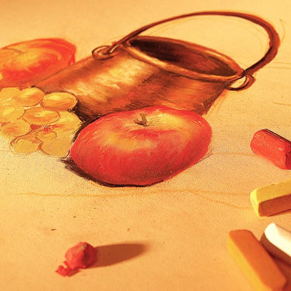 Clairefontaine 96005C Pastelmat, glued, 18x24cm, 18 x 24 cm, Assorted Colours - size: 18 x 24 cm, style: Card Pad No 2