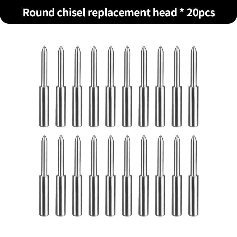 WUTA Removable Leather Hole Punch,Versatile Leather Stitching Punch,Leather Hole Punch Tool Set,Leather Stitch Punch for Leather Stitching Punch Craft DIY（20 x Chisel Head） - size: 3nd 20 Pcs Chisel Head