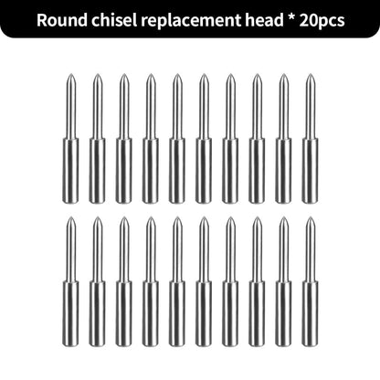 WUTA Removable Leather Hole Punch,Versatile Leather Stitching Punch,Leather Hole Punch Tool Set,Leather Stitch Punch for Leather Stitching Punch Craft DIY（20 x Chisel Head） - size: 3nd 20 Pcs Chisel Head