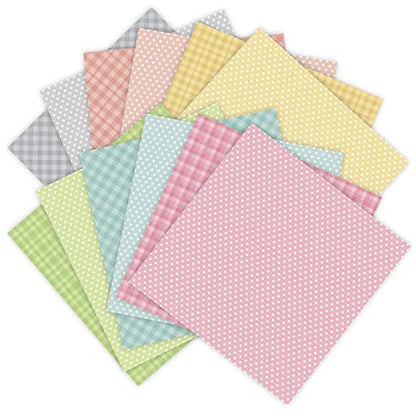 24 Sheets 6"x6" Pink Spring Scrapbook Paper - Single-Sided Pattern Decorative Paper | Scrapbook Supplies & Card Making Supplies for DIY Album, Hand Account & Travel Diary Craft Projects
