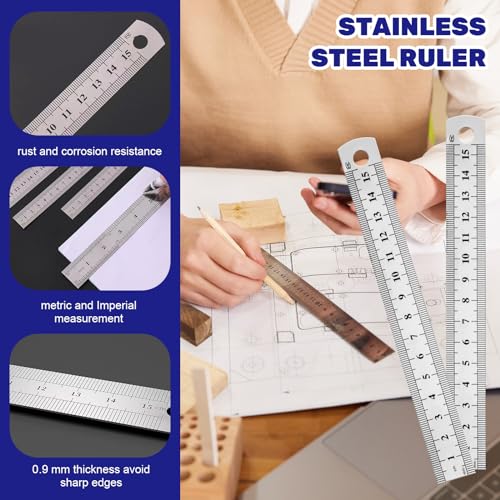 46Pcs Craft Hobby Knife Assortment Kit with Scissors and Tweezers, Precision Knives with #11#16#17 Spare Exacto Blades for Scrapbooking Carving Modeling Crafting