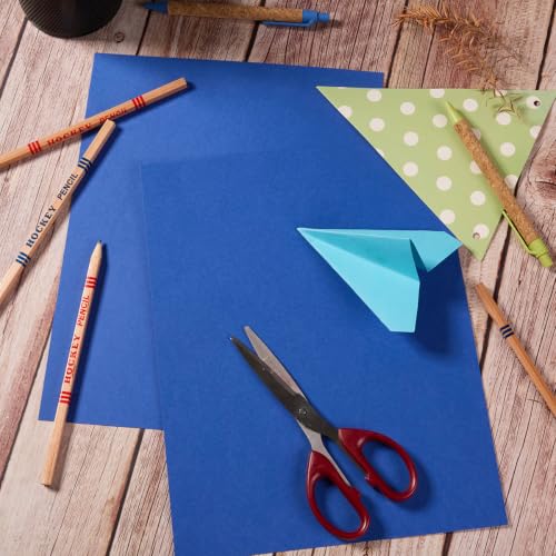30 Sheets Cardstock Paper 8 1/2 x 11 Inches, Blue | For Crafts and Invitations - color: Blue
