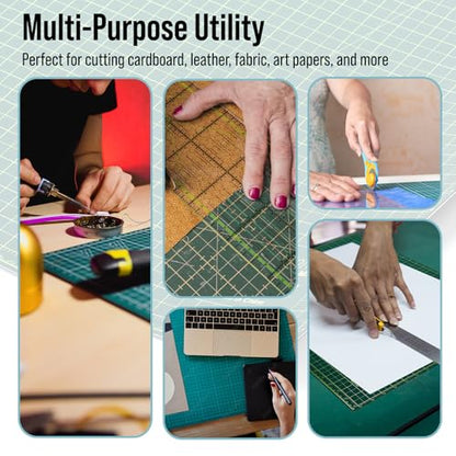 Adir Corp. Professional Self Reversible Healing Cutting Mat, 36 by 48-Inch, Green/Black - size: 48"L x 36"W