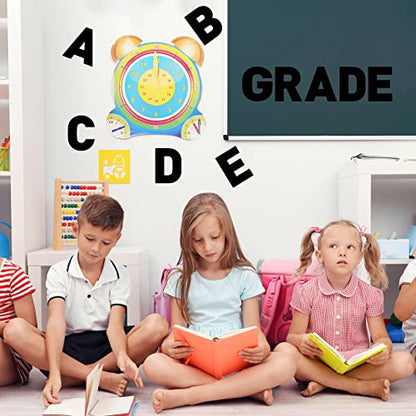 Panelee 145 Pcs 20 Sheets 4 Inch Large Letter Stickers for Bulletin Boards Alphabet Vinyl Letter Stickers Self Adhesive for Classroom Crafts Poster Board Mail Box Window Wall Door Home(Black) - color: Black