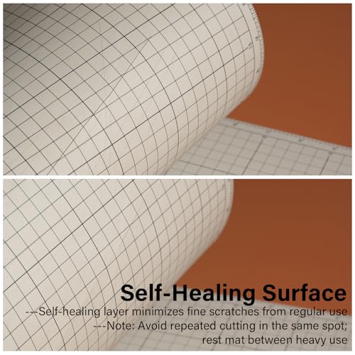 WUTA Self Healing Sewing Mat, PVC Cutting Mat A3 Double Sided Cutting Board for Sewing, Craft, Quilting, Fabric, Scrapbooking Project (12 x18 inch) - size: 17.7"L x 11.8"W