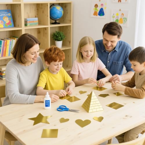 25 Sheets Metallic Gold Cardstock Paper Cardstock 8.5 x 11 Shimmer Sheets 250gsm/92lb Heavyweight Scrapbook Paper for Certificates, Invitations, Greeting Cards, Crafts, Graduations - color: Gold