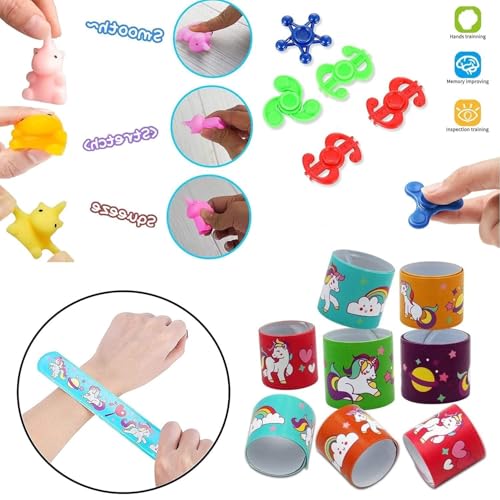 117 Pcs Party Favors for Kids 4-8, Birthday Gift Toys, Pop Fidget Toys, Treasure Box Toys, Carnival Prizes, School Classroom Rewards, Pinata Stuffers, Goodie Bags Filler for Boys Girls 8-12