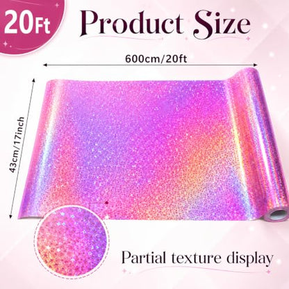 Pastel Pink Iridescent Bulletin Board Paper Roll,17" x20 Ft Bulletin Board Background Paper Roll,Fade Resistant Wrinkle Resistant Poster DIY Crafts Paper Glitter Wallpaper Classroom Office Home Dec - color: Pinik