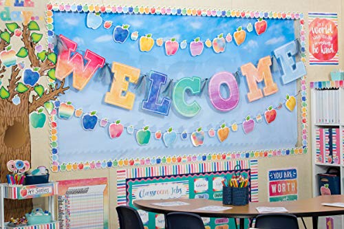 Teacher Created Resources Watercolor Welcome Bulletin Board