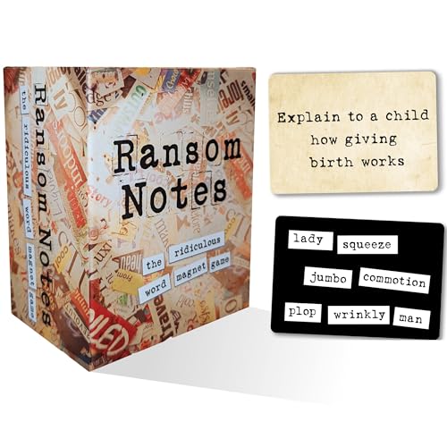 Ransom Notes - The Ridiculous Word Magnet Party Game, 3+ Players - color: Ransom Notes