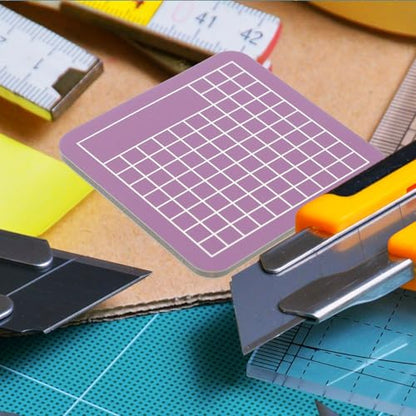 FOMIYES 3Pcs Mini Purple Double-sided Cutting Mats for Crafts DIY Engraving Art Mat Protective Crafting Surface for Paper Sewing Leather Model Making and Scrapbooking