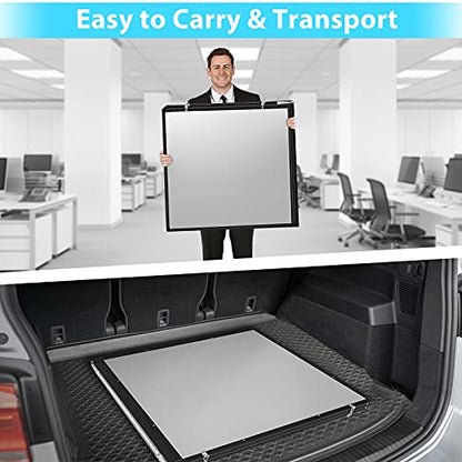 White Board Dry Erase 72x40, Large Magnetic Whiteboard Maxtek Dry Erase Boards for Wall, Aluminum Presentation Wall-Mounted Marker Board with a Long Pen Tray for School, Classroom, Office & Home - size: 72"W x 40"H, style: Style A