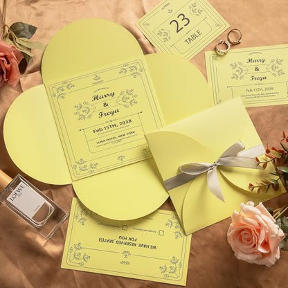 20 Sheets Light Yellow Cardstock 12" x 12" Card Stock 250gsm/92lb Thick Construction Paper for Cricut, Scrapbook, Crafts, Card Making UAP34LY20 - color: Light Yellow