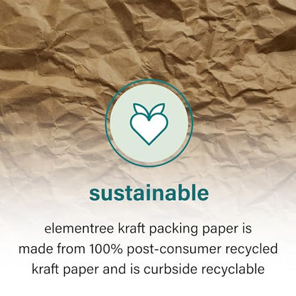 Elementree Brown Packing Paper Sheets for Moving & Shipping - 60-Carton Pallet (90,000 Sheets) - 14.5" x 11" - Sustainable Void Fill Packaging Made in the USA - Kraft Paper Thickness (00919PAL) - size: 90000 Sheets