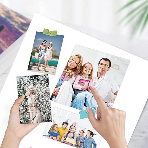 White Cardstock 12x12-24 Sheets Cardstock Paper, Goefun 80lb White Card Stock Paper for Card Making, Cricut, Crafting, Scrapbook, Photo Albums - color: white