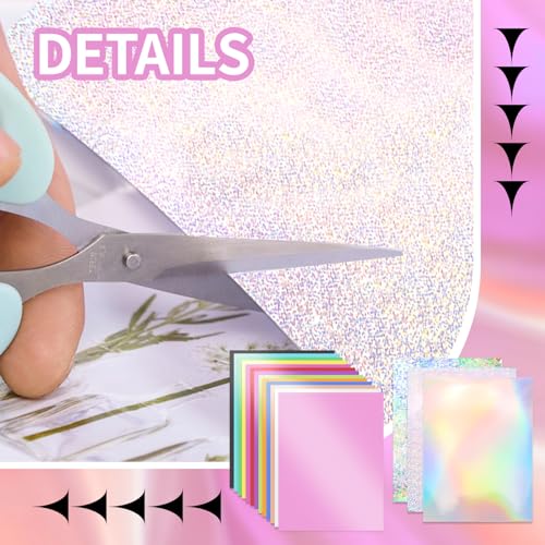30 Pack Metallic Cardstock Paper Sheets 250gsm/92lb 6×8inch | Foil Mirror Shimmering Paper For Arts and Crafts, Decorative, Weddings & Birthdays Invitations, Scrapbook Supplies - style: Metallic