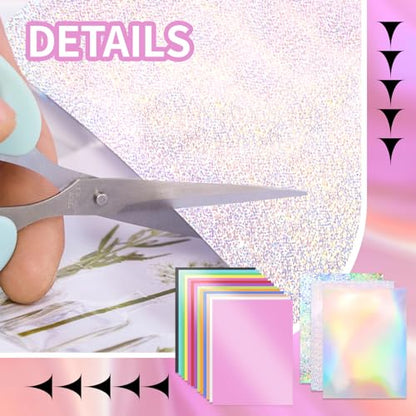 30 Pack Metallic Cardstock Paper Sheets 250gsm/92lb 6×8inch | Foil Mirror Shimmering Paper For Arts and Crafts, Decorative, Weddings & Birthdays Invitations, Scrapbook Supplies - style: Metallic