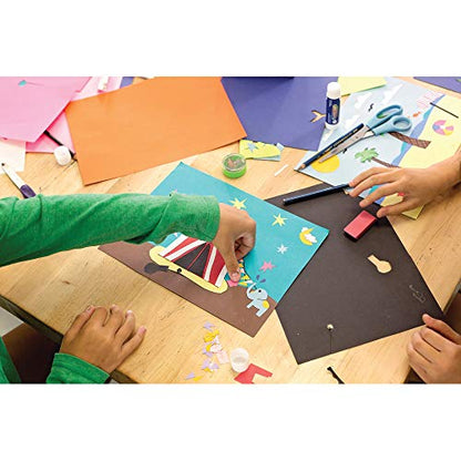 Tru-Ray® Heavyweight Construction Paper, Lively Lemon, 12" x 18", 50 Sheets - color: Lively Lemon, size: 12" x 18", style: 50 Count (Pack of 1)