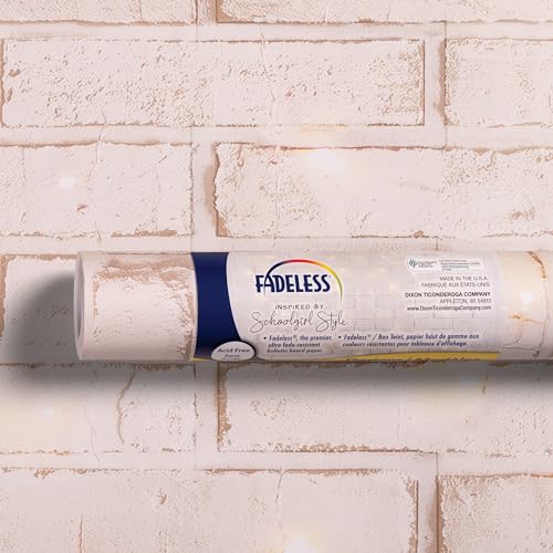 Fadeless Schoolgirl Style Bulletin Board Paper, Cozy Vibes, 47.25" x 50', 1 Roll - color: Assorted, size: 47.25" X 50'
