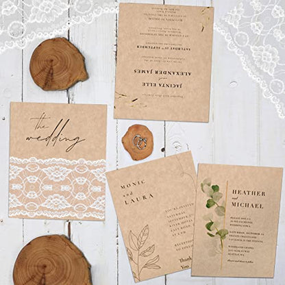 24 Sheets Parchment Cardstock 8.5 x 11 Textured Printer Paper, Goefun 90lb Tan Card Stock Printer Paper for Scrapbooking, Cardmaking, Invitations and Crafts - color: parchment