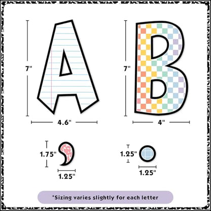 Teacher Created Resources Cool for School 7" Fun Font Letters (TCR70108)