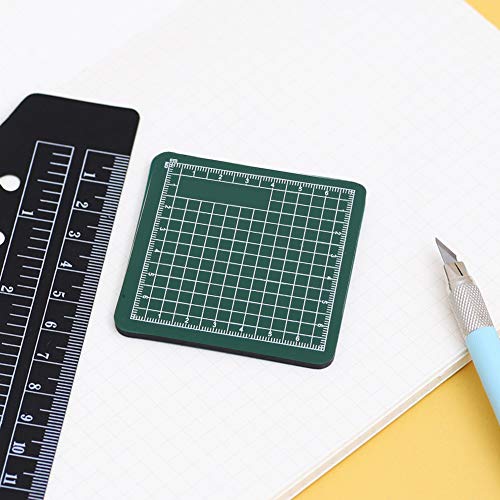 Non Slip, Self Healing Mini Cutting Mat Board, PVC Pad with Grid Line, Craft Tools for DIY Desktop Protection, Writing, Painting