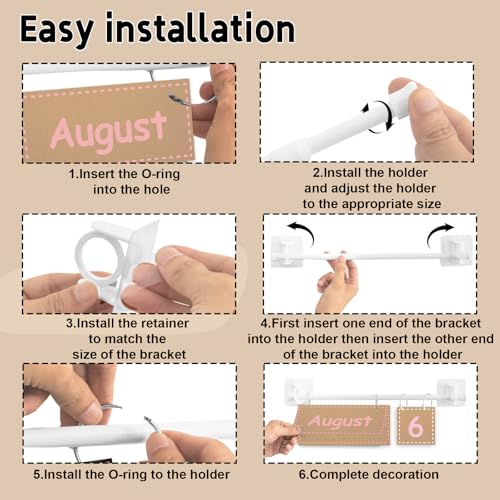 96 Cards Classroom Bulletin Board Decorations Set for Teachers,Flip Calendar with Holder for Classroom,Adjustable Calendar,Preschool Elementary Home Decor Supplies（Pastel） - style: Pastel