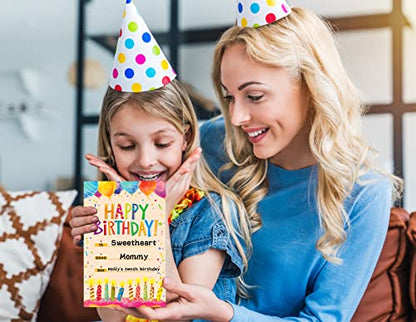 SICOHOME Happy Birthday Certificates for Kids Classroom, 30 Pieces, Yellow Green Blue - color: 3-Happy Birthday