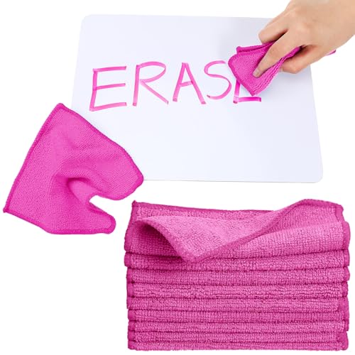 Tanlade Cleaning Cloth Dry Erase Cloth Cleaning Rags Reasonable Kitchen Towels Microfiber Towels Cars Wash(6 x 6 Inch,Pink,30 Pcs) - color: Pink, size: 6 x 6 Inch