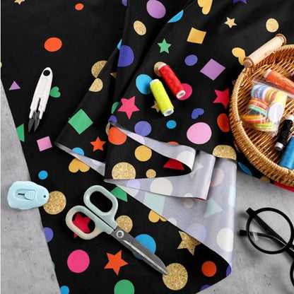 Mindsoft Bulletin Board Paper 48'' x 107'' Class Boards for Classroom Bulletin Boards Everyone is Welcome Classroom Board Decor Pillows Curtains Crafts(Confetti,1 Pc) - style: Confetti