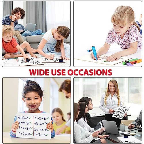 Dry Erase Board 9"x12"- Lazgol Small 26 Classroom Mini White Boards for Students, Teachers | Double Sided Small White Board Bulk (26 PK)