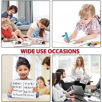 Dry Erase Board 9"x12"- Lazgol Small 26 Classroom Mini White Boards for Students, Teachers | Double Sided Small White Board Bulk (26 PK)