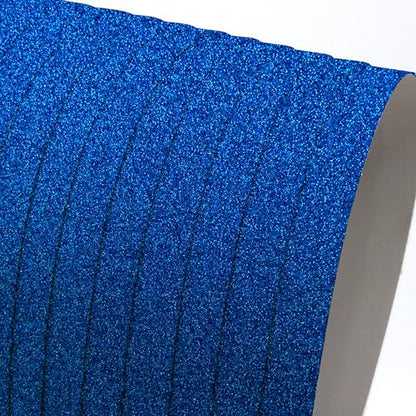 YZH Crafts Glitter Cardstock Paper, No-Shed Shimmer Glitter Papers, Cut Craft and DIY Projects Card stock, Sparkly Paper for Card Making, 8.27 x 11.69 Inch, A4 Size, 10 Sheets (Royal Blue)