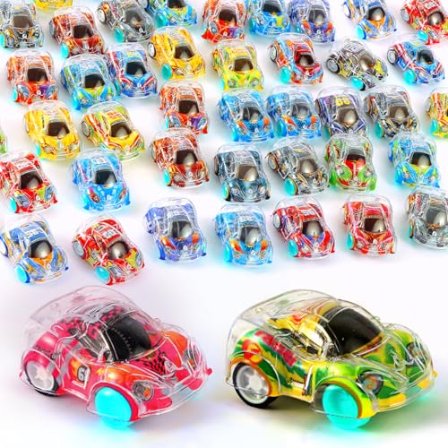 50 Pcs Mini Pull Back Cars, Mini Toy Cars Pull Back Race Cars for Kids Toddlers, Treasure Box Toys for Classroom Prizes, Pinata Stuffers, Birthday Gifts Goodie Bags Stuffers for Kids - style: 50 Pack Mini Cars
