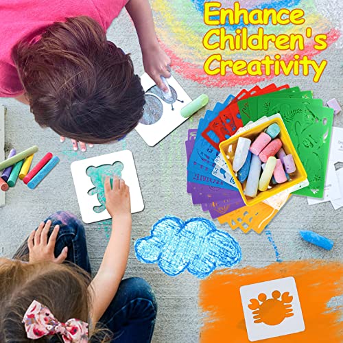 Stencils for Kids, 32 pcs Plastic Drawing Stencils Kits Animals Shape Stencils for Kids Boys Grils Crafts School Art Projects - color: Multi 32PCS