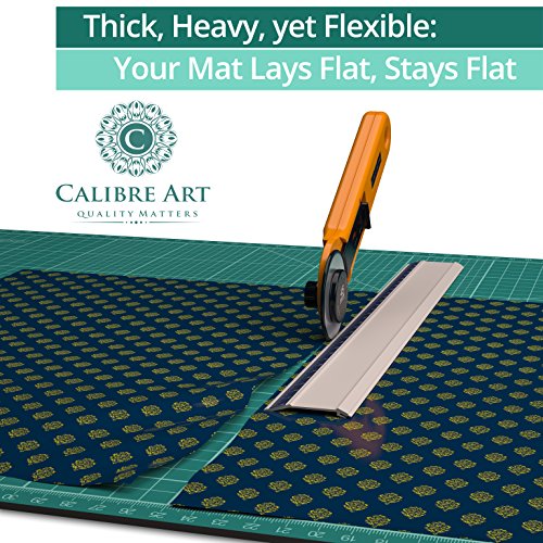 Self Healing Rotary Cutting Mat, Full 24x36, Best for Quilting Sewing | Warp-Proof & Odorless (Not From China) - size: 37"L x 25"W