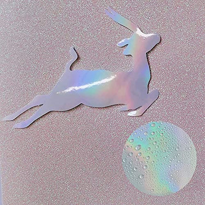 36 Sheets Holographic Sticker Paper Holographic Clear Vinyl Self Adhesive Waterproof Transparent Laminating Sheets Rainbow Overlay with A4 (11.7 x 8.3 Inch) 6 Styles Mixed - style: 36 mixed