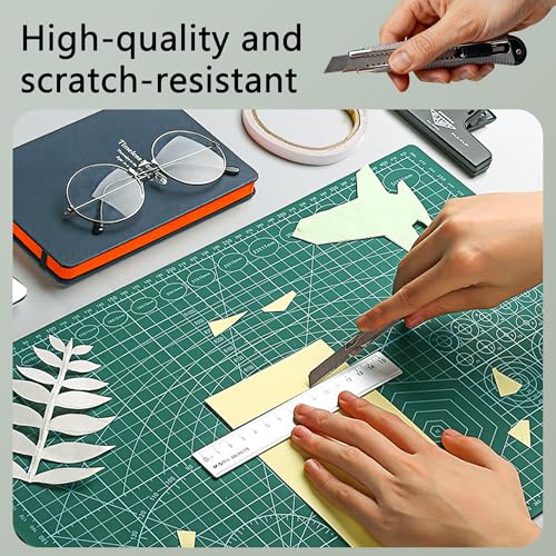 Cutting Mats Double Sided 5 Layers Craft Cutting Mat Rotary Cutting Sewing Mat Multi-sized Tabletop Cutting Board for Sewing Hobby Crafts Scrapbooking Fabric Project DIY Artwork