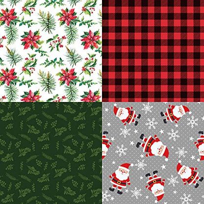 YASMEN Scrapbook Paper Pad 6"×6" - 24 Sheets Christmas Scrapbooking Supplies Kit, Single-Sided Patterned Cardstock Pads for Card Making, Designer Planner Journals, Background Borders, Greeting Cards - color: Christmas - 6×6