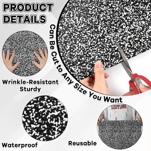 Composition Bulletin Board Paper Roll Non-Woven Fabric Bulletin Board Background Reusable Waterproof Classroom Poster Fade Resistant Poster for Classroom Decor Wrapping Crafts Supplies 15.6 In x 12 Ft